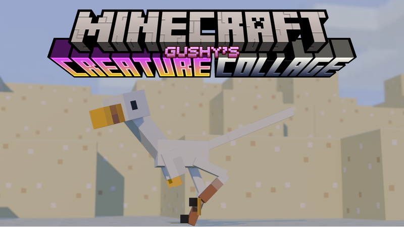 Halszkaraptor Render (Minecraft Model)